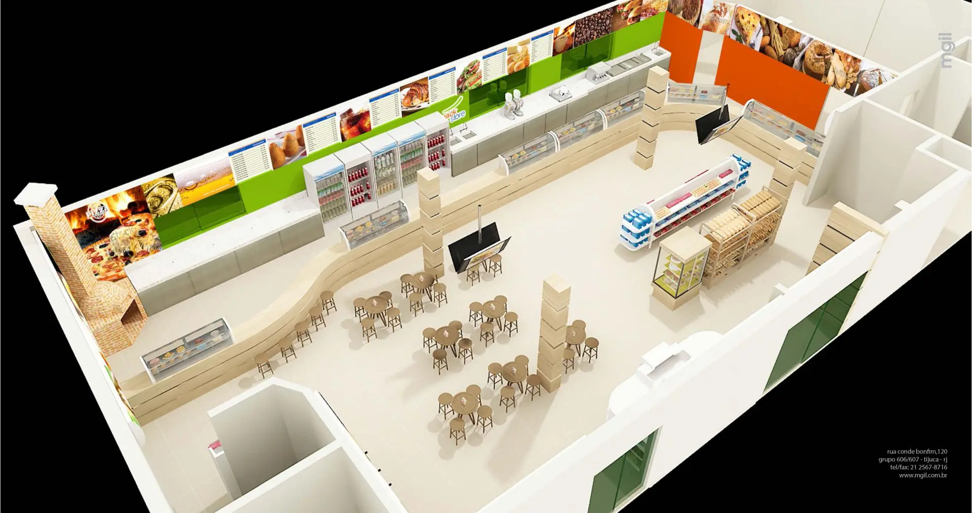 Projeto 3D Snack Store